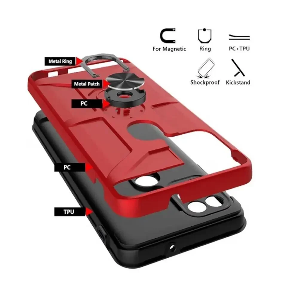 Jeylly Case for Moto G Stylus 2021 5G Red New in Package